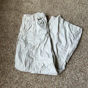 Urban Outfitters Y2K Cargo Pants Women’s XL Tan/White Color